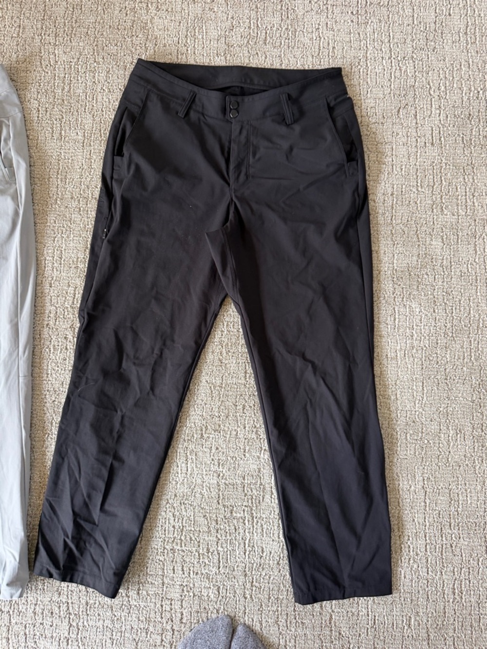 Men's BYLT Black Stretch Casual Pants SHORT